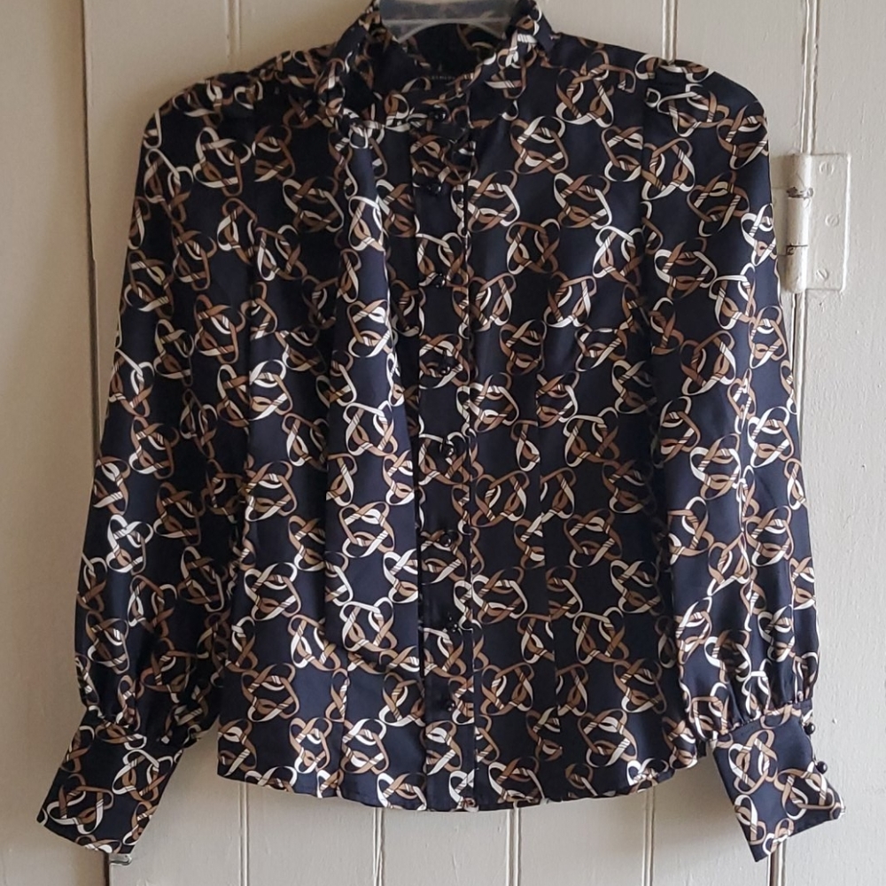 Banana Republic Chain Link Blouse